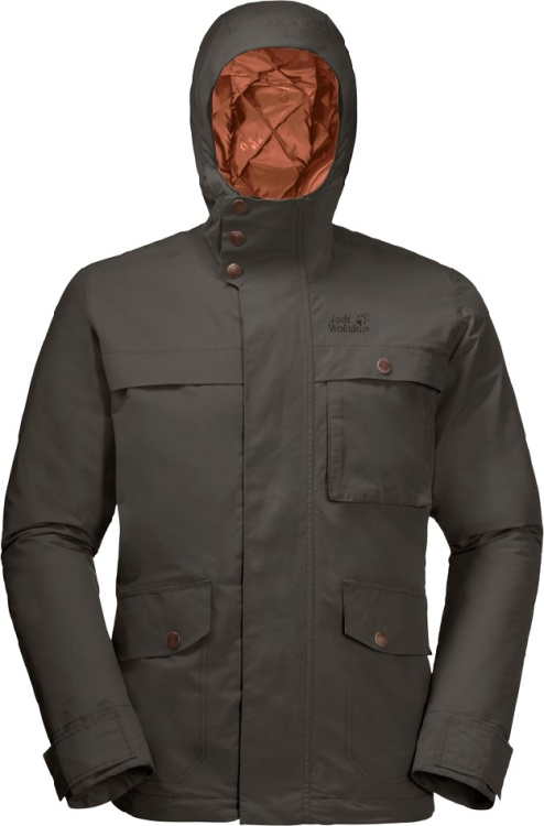 Jack Wolfskin Wildwood Jacket Men Jack Wolfskin Wildwood Jacket Men Farbe / color: brownstone ()