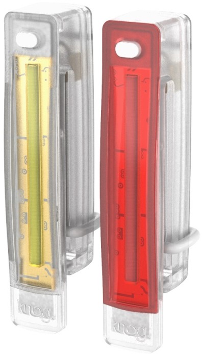 Knog Plus Free Twinpack Knog Plus Free Twinpack Farbe / color: translucent ()