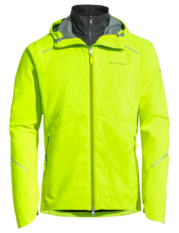 VAUDE Mens Yaras 3in1 Jacket VAUDE Mens Yaras 3in1 Jacket Farbe / color: neon yellow ()