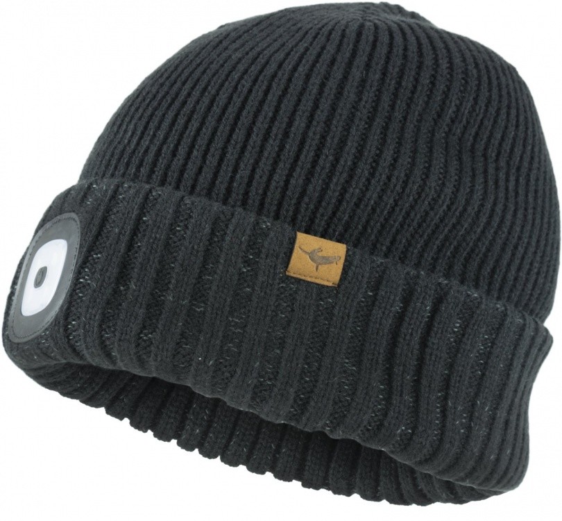 Sealskinz Waterproof Cold Weather LED Roll Cuff Beanie Sealskinz Waterproof Cold Weather LED Roll Cuff Beanie Farbe / color: black ()