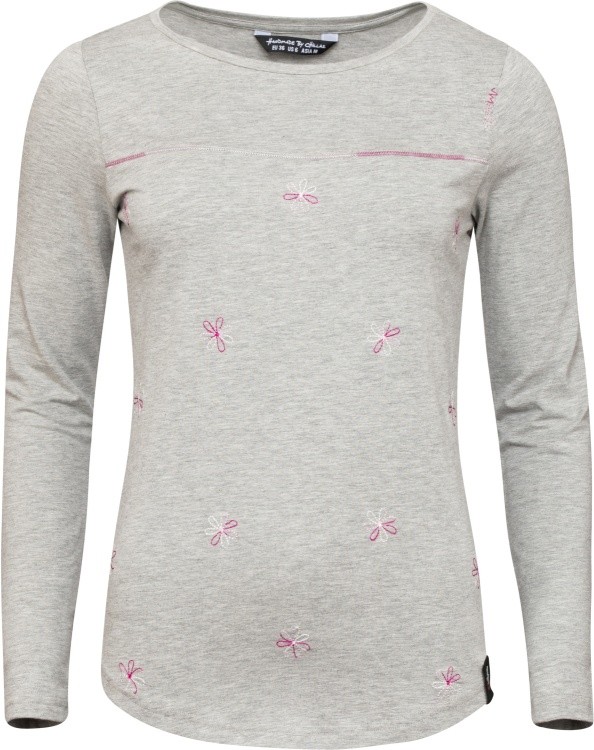 Chillaz Cresciano Flower LS Women Chillaz Cresciano Flower LS Women Farbe / color: grey melange ()