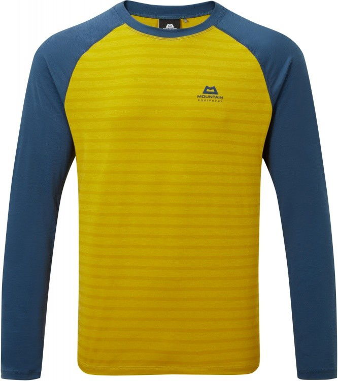Mountain Equipment Redline LS Tee Mountain Equipment Redline LS Tee Farbe / color: acid stripe/denim () Mountain Equipment Redline LS Tee Mountain Equipment Redline LS Tee Farbe / color: acid stripe/denim ()