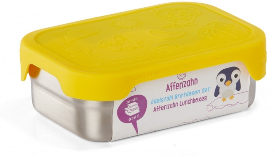 Affenzahn Lunchbox Set Stainless Steel Affenzahn Lunchbox Set Stainless Steel Farbe / color: gelb ()
