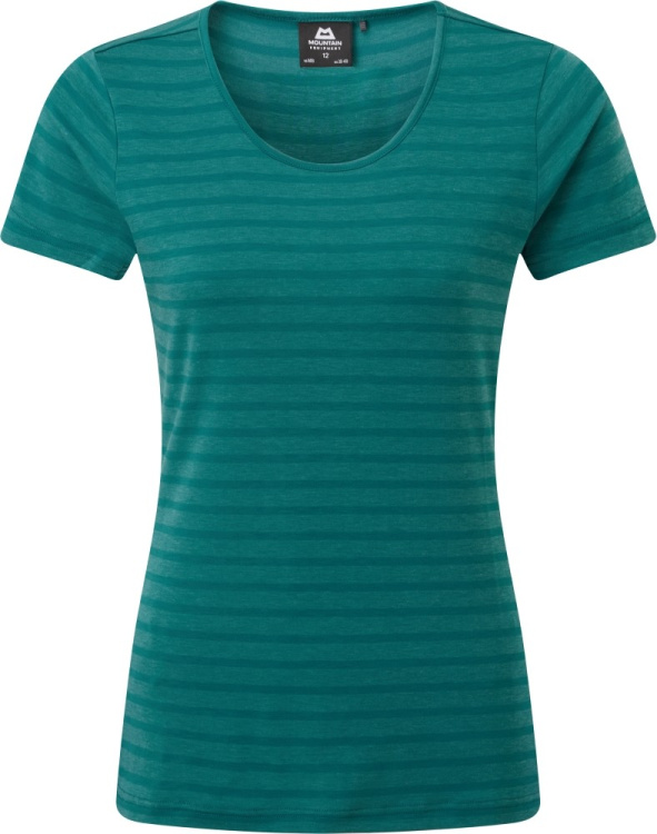 Mountain Equipment Stripe Womens Tee Mountain Equipment Stripe Womens Tee Farbe / color: spruce stripe ()