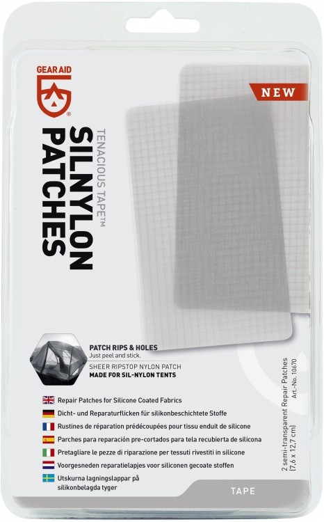 Gear Aid Tenacious Tape Silnylon Patches Gear Aid Tenacious Tape Silnylon Patches Farbe / color: semi-transparent ()