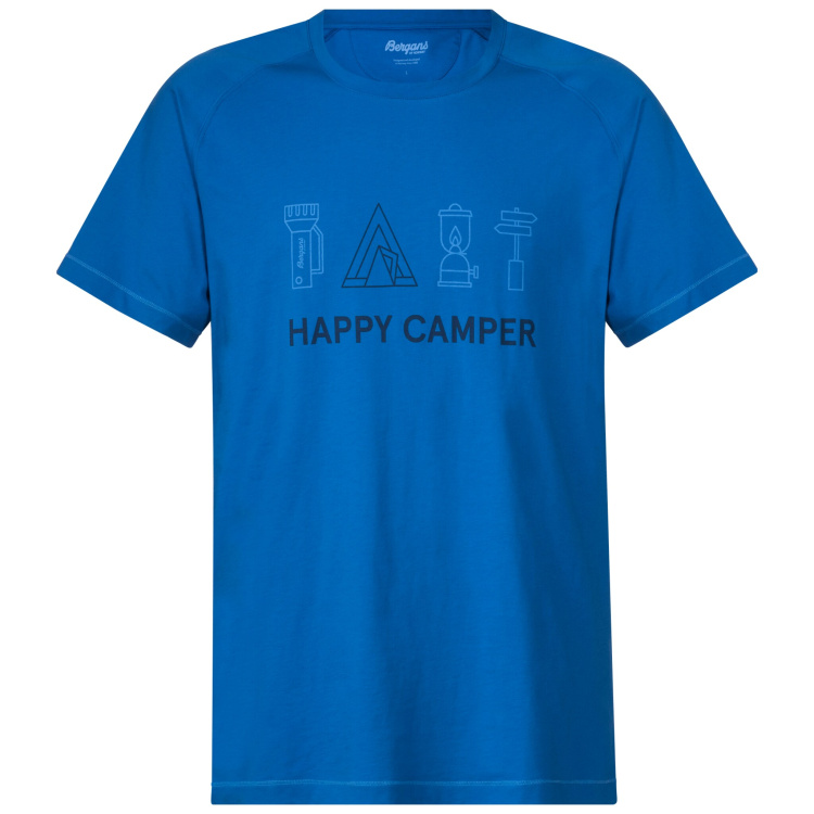 Bergans Happy Camper Tee Bergans Happy Camper Tee Farbe / color: fjord/dk steel/summersky ()