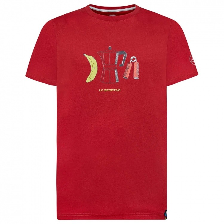 La Sportiva Breakfast T-Shirt La Sportiva Breakfast T-Shirt Farbe / color: chili ()