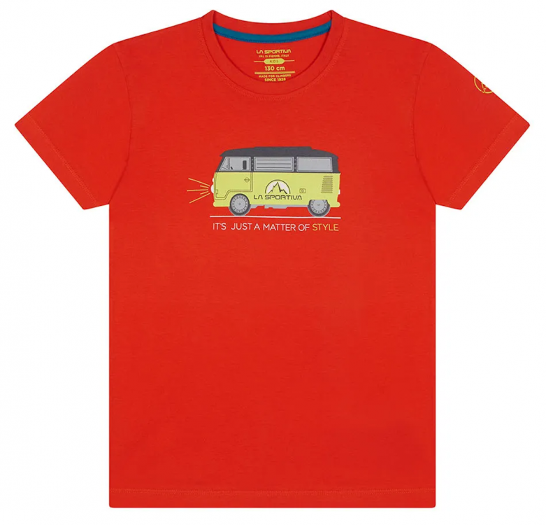 La Sportiva Van T-Shirt Kids La Sportiva Van T-Shirt Kids Farbe / color: poppy ()