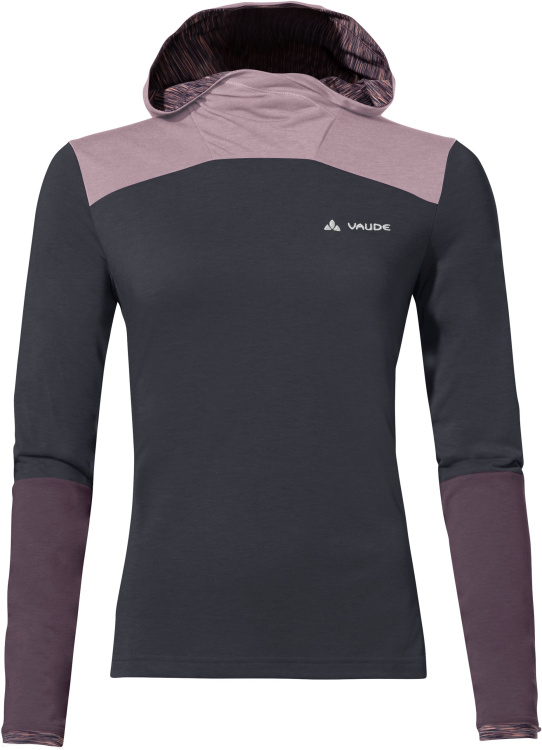 VAUDE Womens Tremalzo LS Shirt VAUDE Womens Tremalzo LS Shirt Farbe / color: black/lilac () VAUDE Womens Tremalzo LS Shirt VAUDE Womens Tremalzo LS Shirt Farbe / color: black/lilac ()