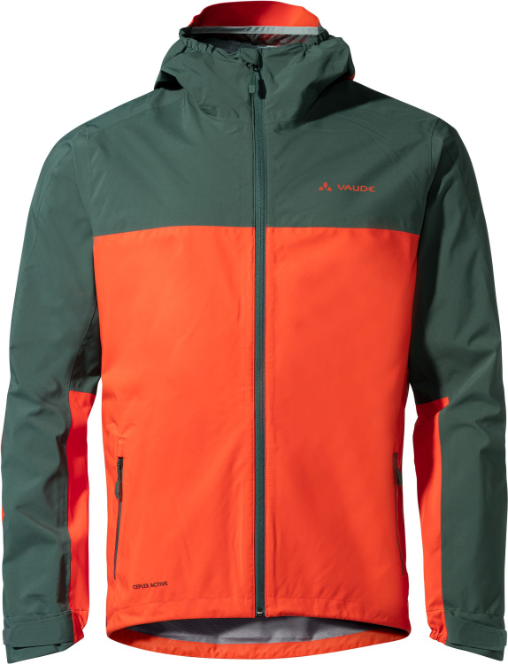 VAUDE Mens Moab Rain Jacket VAUDE Mens Moab Rain Jacket Farbe / color: dusty forest ()