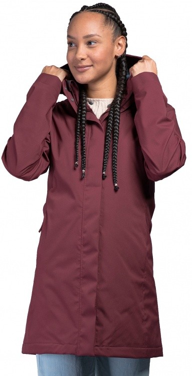Tatonka Kjell Womens Hooded Coat Tatonka Kjell Womens Hooded Coat Farbe / color: darkest red ()