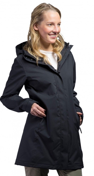 Tatonka Kjell Womens Hooded Coat Tatonka Kjell Womens Hooded Coat Farbe / color: dark black ()