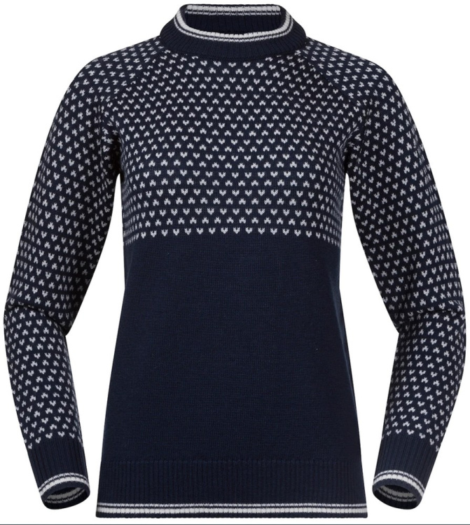 Bergans Alvdal Wool Womens Jumper Bergans Alvdal Wool Womens Jumper Farbe / color: navy/vanillawhite ()