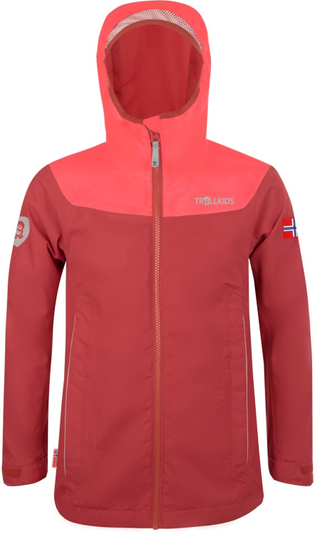 Trollkids Girls Bergen Jacket Trollkids Girls Bergen Jacket Farbe / color: mystic red/coral ()