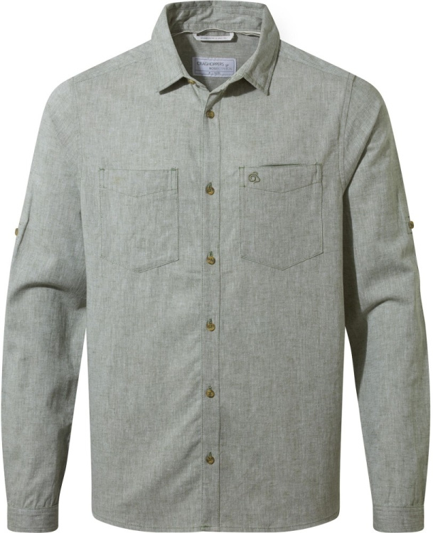 Craghoppers NosiBotanical Villar LS Shirt Men Craghoppers NosiBotanical Villar LS Shirt Men Farbe / color: sage marl () Craghoppers NosiBotanical Villar LS Shirt Men Craghoppers NosiBotanical Villar LS Shirt Men Farbe / color: sage marl ()