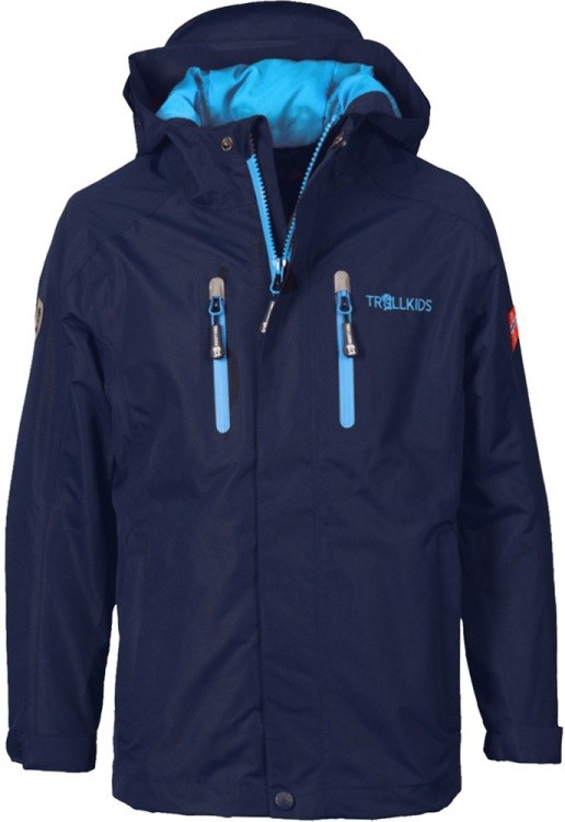 Trollkids Kids Sognefjord Jacket Pro Trollkids Kids Sognefjord Jacket Pro Farbe / color: navy/light blue ()