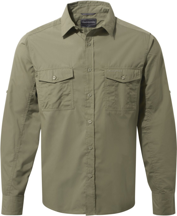 Craghoppers Kiwi Long Sleeved Shirt Men Craghoppers Kiwi Long Sleeved Shirt Men Farbe / color: pebble ()