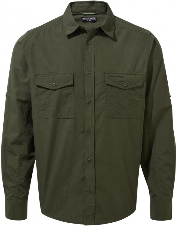 Craghoppers Kiwi Long Sleeved Shirt Men Craghoppers Kiwi Long Sleeved Shirt Men Farbe / color: woodland green ()