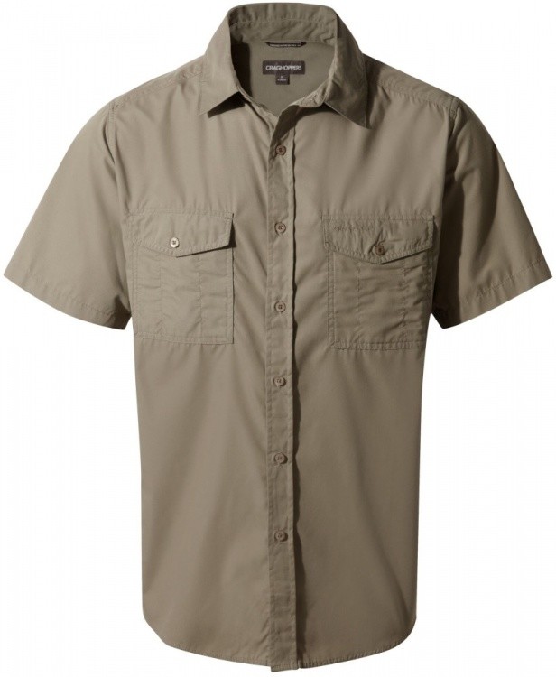 Craghoppers Kiwi Short Sleeved Shirt Men Craghoppers Kiwi Short Sleeved Shirt Men Farbe / color: pebble ()