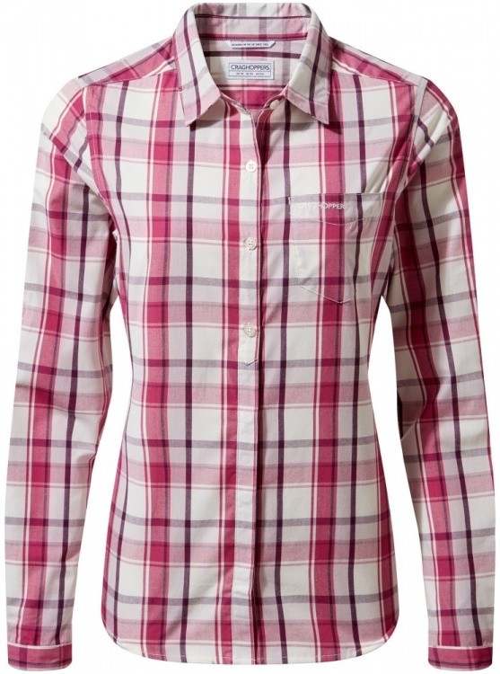 Craghoppers Kiwi II Long Sleeved Shirt Womens Craghoppers Kiwi II Long Sleeved Shirt Womens Farbe / color: raspberry check () Craghoppers Kiwi II Long Sleeved Shirt Womens Craghoppers Kiwi II Long Sleeved Shirt Womens Farbe / color: raspberry check ()