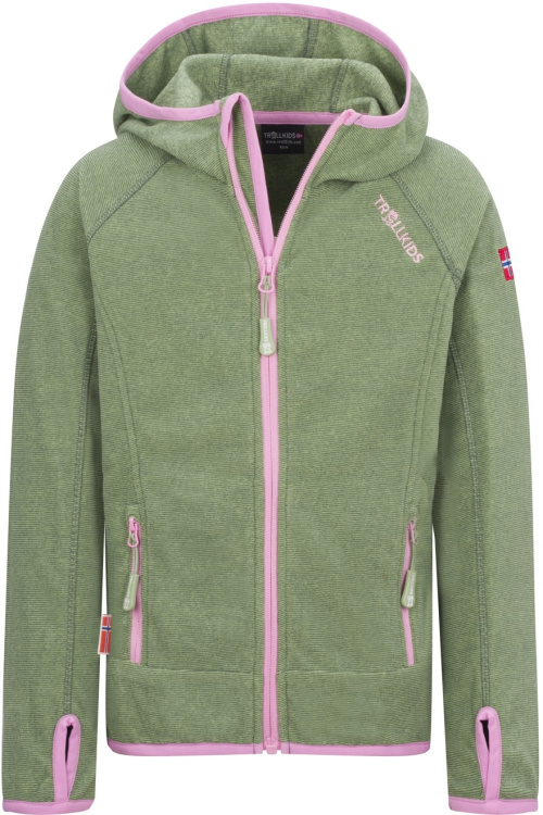 Trollkids Girls Sandefjord Jacket Trollkids Girls Sandefjord Jacket Farbe / color: pistachio gr/wild rose ()