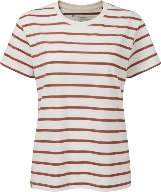 Tentree Womens Breton Stripe T-Shirt Tentree Womens Breton Stripe T-Shirt Farbe / color: elm white/henna red ()
