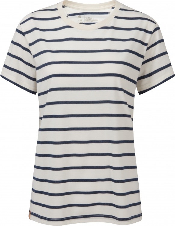 Tentree Womens Breton Stripe T-Shirt Tentree Womens Breton Stripe T-Shirt Farbe / color: elm white/dress blue ()