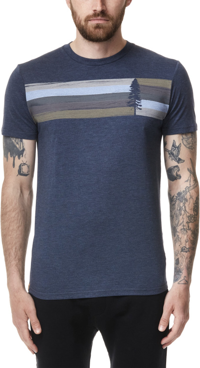Tentree Mens Spruce Stripe T-Shirt Tentree Mens Spruce Stripe T-Shirt Frontansicht / Front view ()