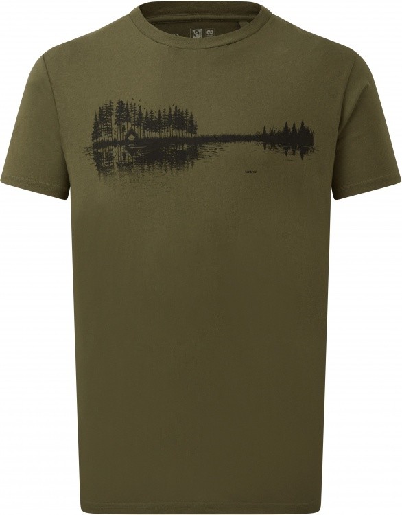 Tentree Mens Summer Guitar T-Shirt Tentree Mens Summer Guitar T-Shirt Farbe / color: olive night green ()
