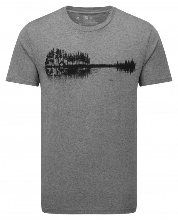 Tentree Mens Summer Guitar T-Shirt Tentree Mens Summer Guitar T-Shirt Farbe / color: grey heather ()