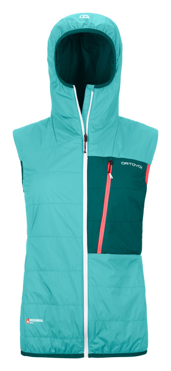 Ortovox Swisswool Piz Duan Vest Women Ortovox Swisswool Piz Duan Vest Women Farbe / color: ice waterfall ()