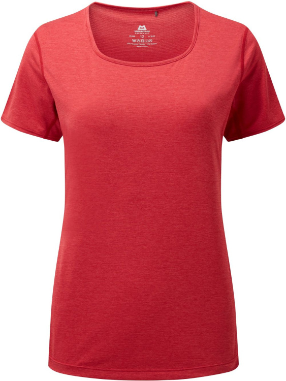 Mountain Equipment Tempi Womens Tee Mountain Equipment Tempi Womens Tee Farbe / color: capsicum red ()