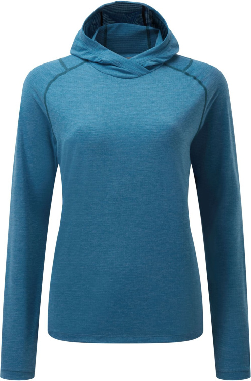 Mountain Equipment Font Womens Hoody Mountain Equipment Font Womens Hoody Farbe / color: alto blue ()