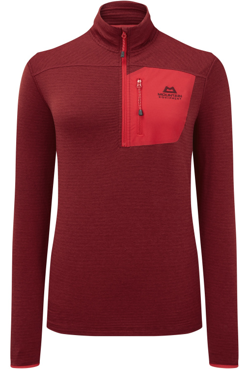 Mountain Equipment Lumiko Women Zip-T Mountain Equipment Lumiko Women Zip-T Farbe / color: rhubarb/capsicum ()