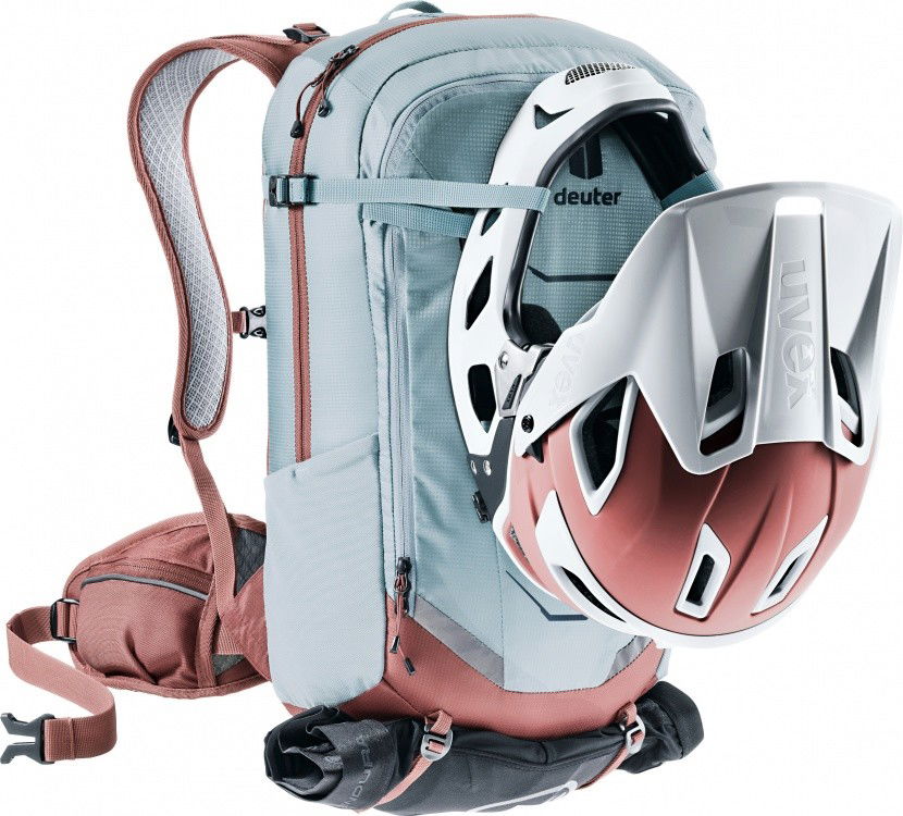 Halterung für Fullface-Helm und Protektoren / Holder for fullface helmet and protectors