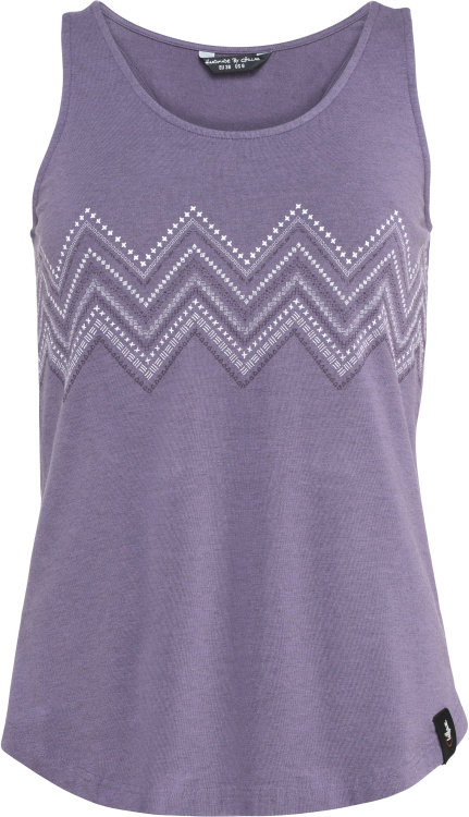 Chillaz Kauai Zigzag Ornament Top Women Chillaz Kauai Zigzag Ornament Top Women Farbe / color: purple melange ()