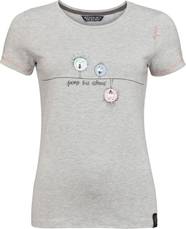 Chillaz Gandia Same but different T-Shirt Women Chillaz Gandia Same but different T-Shirt Women Farbe / color: grey melange () Chillaz Gandia Same but different T-Shirt Women Chillaz Gandia Same but different T-Shirt Women Farbe / color: grey melange ()