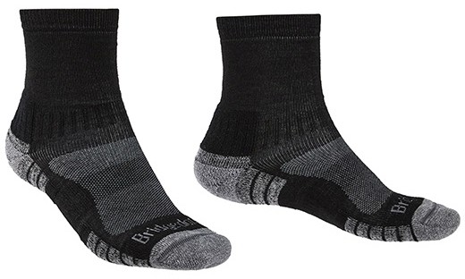 Bridgedale Hike Lightweight Merino Performance Mens 3/4 Crew Bridgedale Hike Lightweight Merino Performance Mens 3/4 Crew Farbe / color: black/silver ()