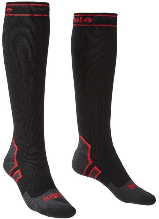 Bridgedale Stormsock Heavyweight Knee Bridgedale Stormsock Heavyweight Knee Farbe / color: black/red ()