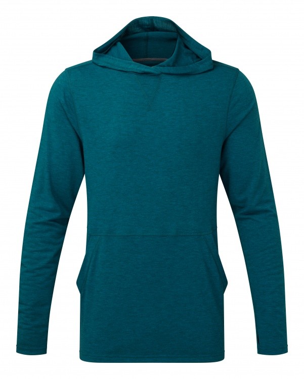 Tentree Mens Destination Hoodie Tentree Mens Destination Hoodie Farbe / color: blue lake blue dark heather ()