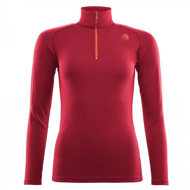 Aclima Warmwool Mock Neck With Zip Women Aclima Warmwool Mock Neck With Zip Women Farbe / color: chili pepper () Aclima Warmwool Mock Neck With Zip Women Aclima Warmwool Mock Neck With Zip Women Farbe / color: chili pepper ()