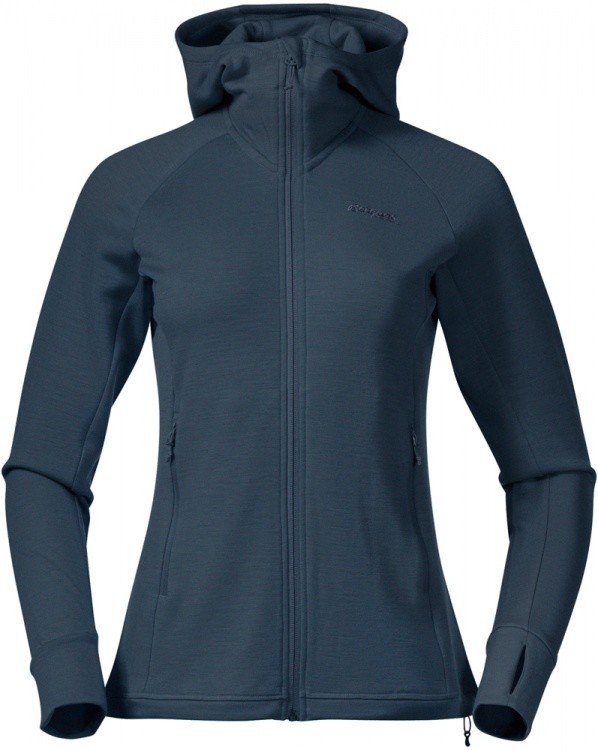 Bergans Ulstein Wool Hood Womens Jacket Bergans Ulstein Wool Hood Womens Jacket Farbe / color: orion blue ()