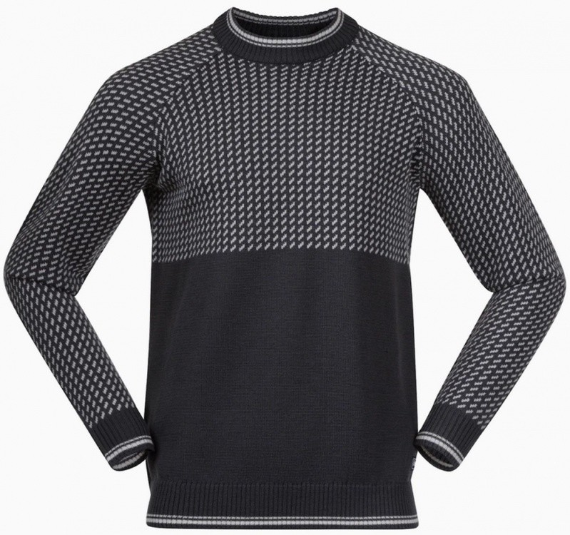 Bergans Alvdal Wool Jumper Bergans Alvdal Wool Jumper Farbe / color: solid dark grey/vanilla white ()