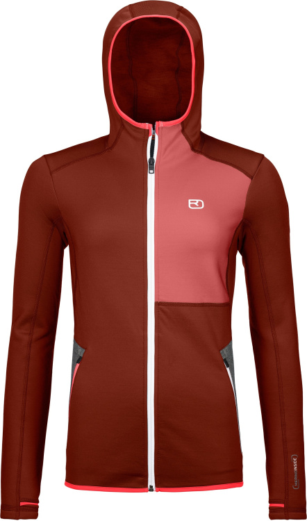 Ortovox Fleece Hoody Women Ortovox Fleece Hoody Women Farbe / color: clay orange ()