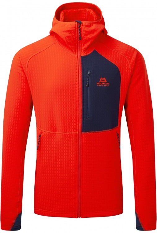 Mountain Equipment Shroud Hooded Jacket Mountain Equipment Shroud Hooded Jacket Farbe / color: cardinal orange/medieval blue ()