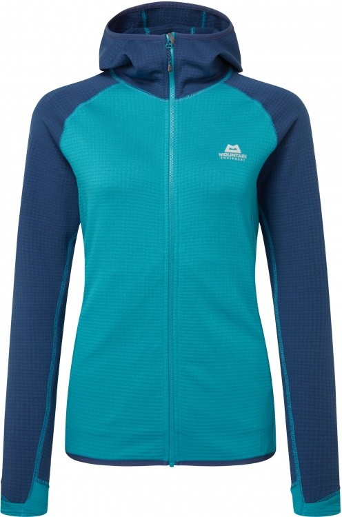 Mountain Equipment Eclipse Hooded Womens Jacket Mountain Equipment Eclipse Hooded Womens Jacket Farbe / color: topaz/medival blue ()