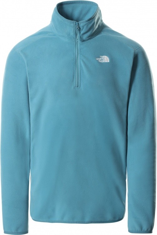 The North Face Mens 100 Glacier 1/4 Zip The North Face Mens 100 Glacier 1/4 Zip Farbe / color: storm blue ()