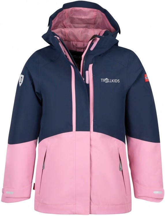 Trollkids Girls Skanden 3in1 Jacket Trollkids Girls Skanden 3in1 Jacket Farbe / color: navy/mauve ()