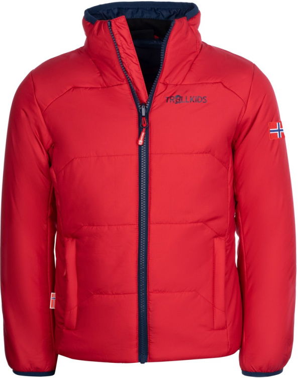 Innenjacke bright red/mystic blue