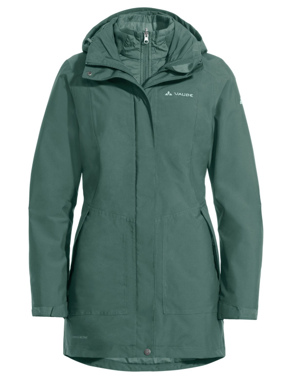 VAUDE Womens Idris 3in1 Parka III VAUDE Womens Idris 3in1 Parka III Farbe / color: dusty forest ()